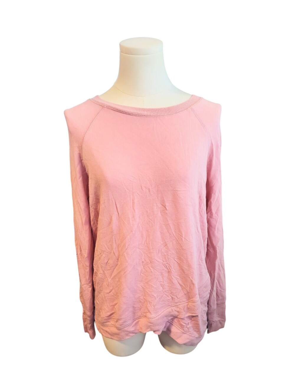 Workshop Republic Pale Pink Cross Crossed Super Soft Sweater Size Small